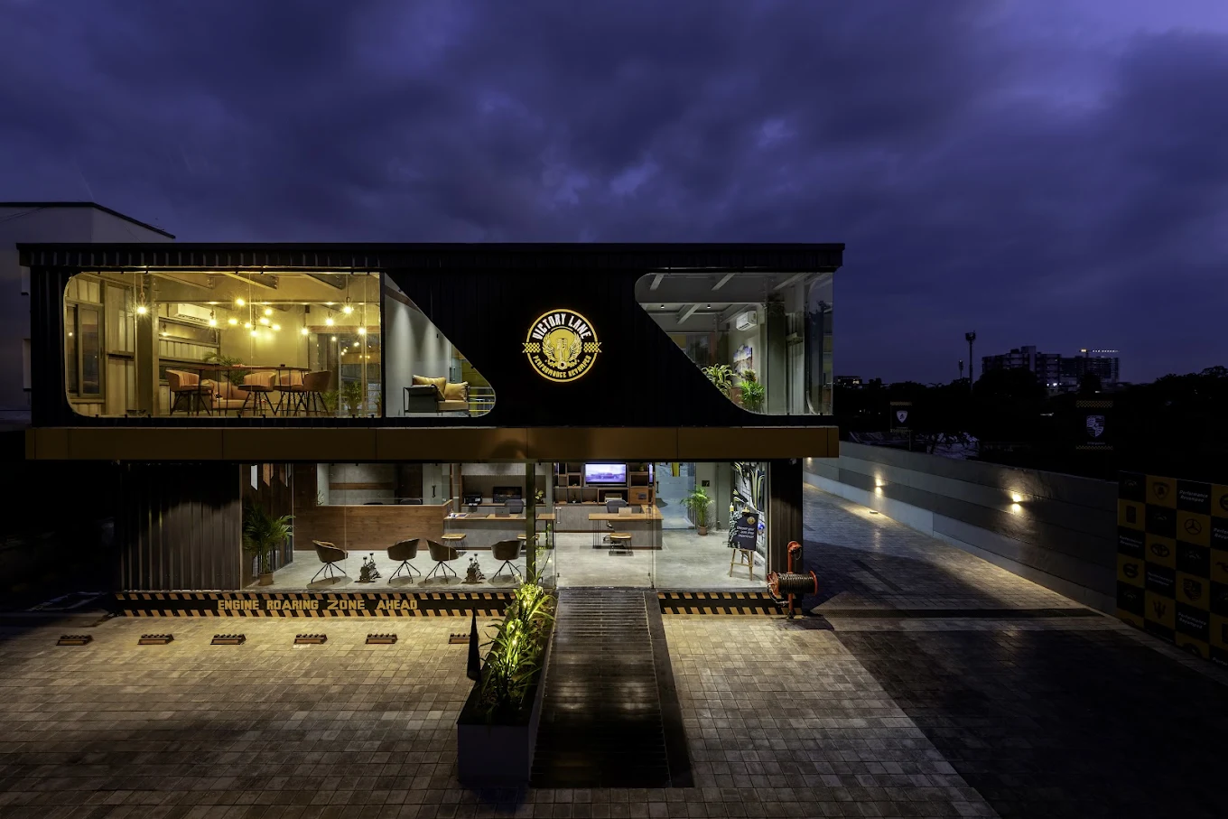 Victory Lane - Premium Car Workshop storefront in Thaltej, Ahmedabad
