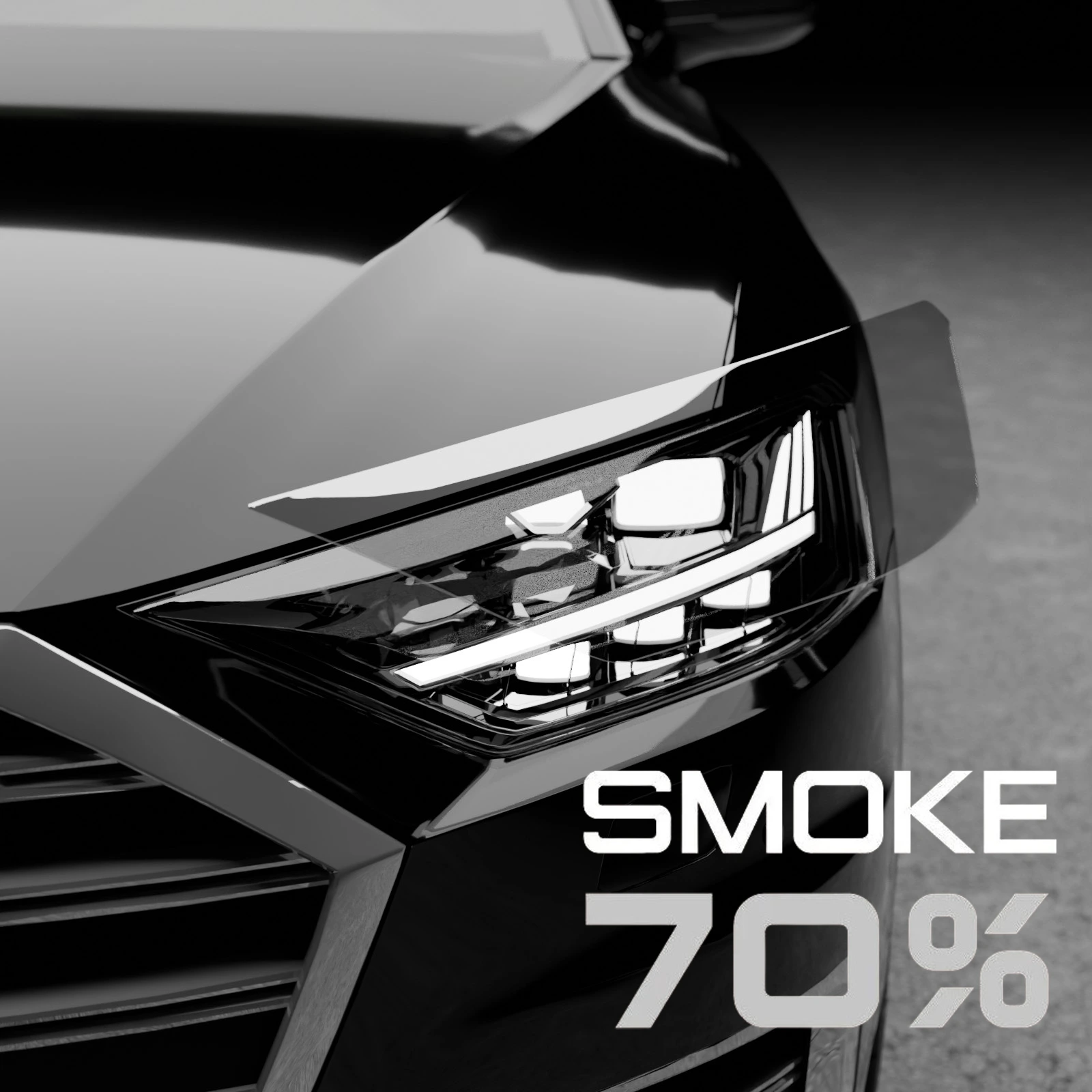 Smoke 70% — Headlight & Tail Light PPF